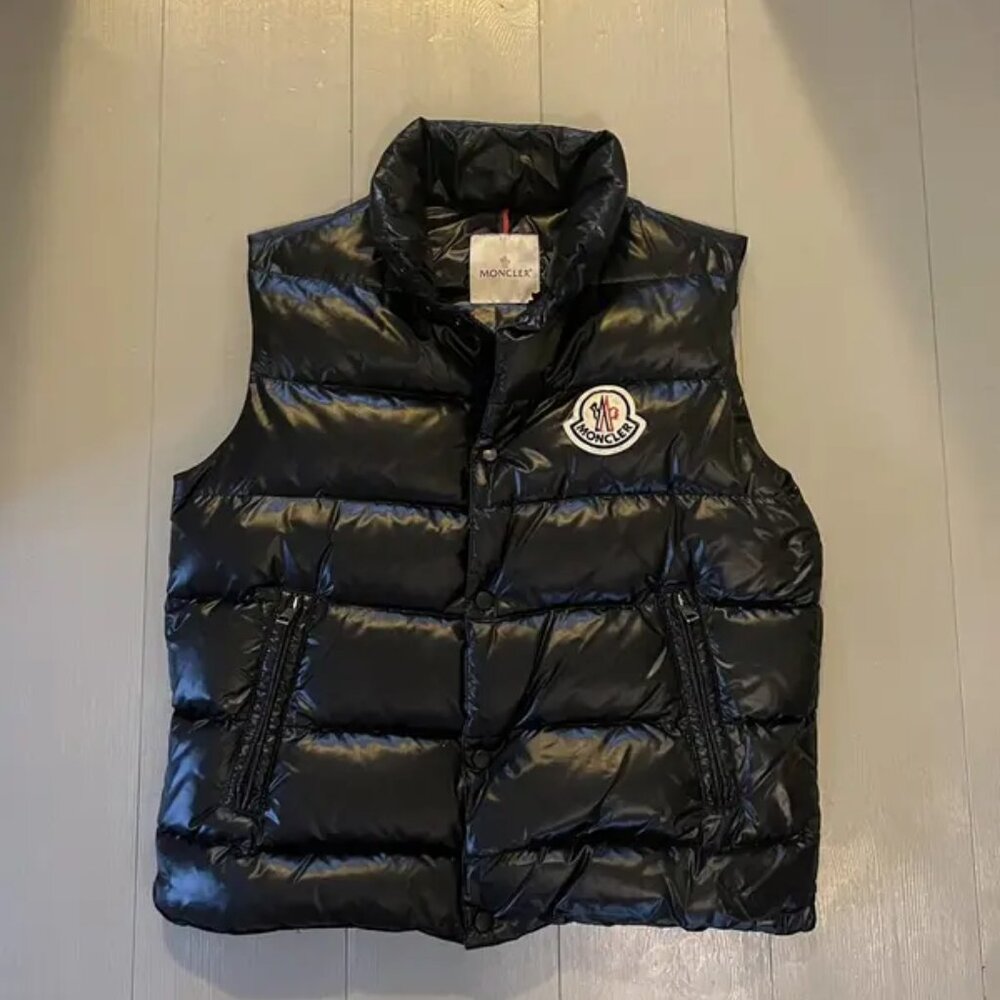 Moncler Men's Black Gilet